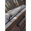 ESSE garden stove bolster lid handle close up